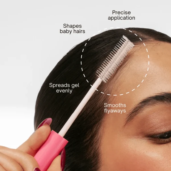 Gel coiffant avec brosse intégrée