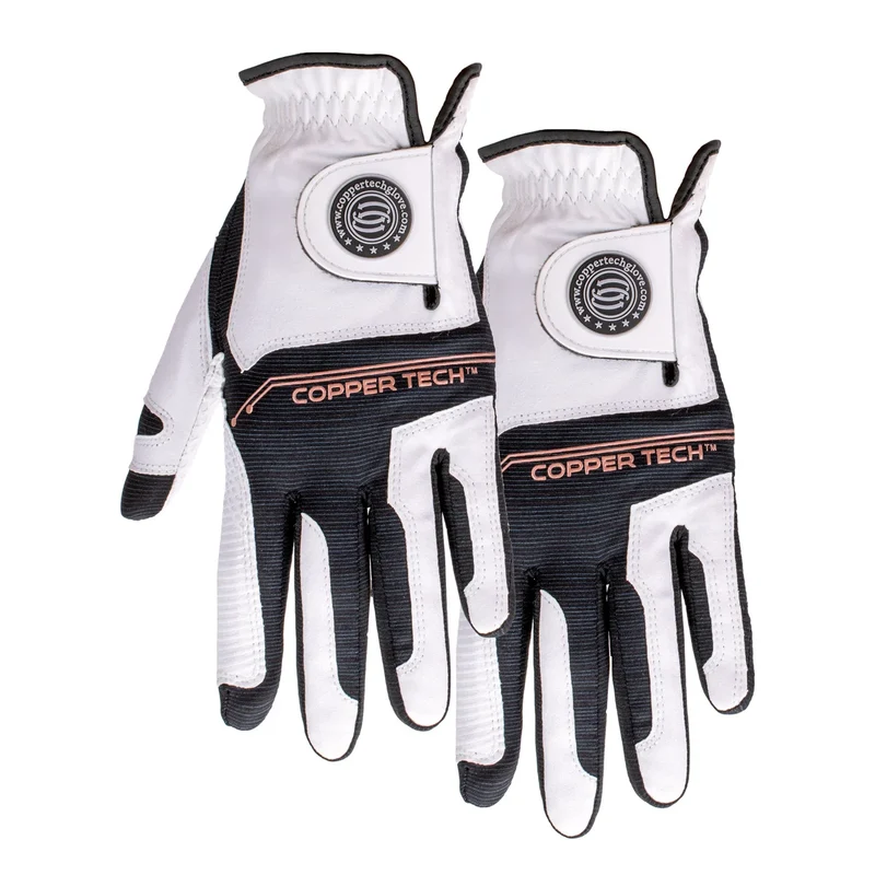 COPPER TECH - Paquet de 2 Gants de Golf pour Homme