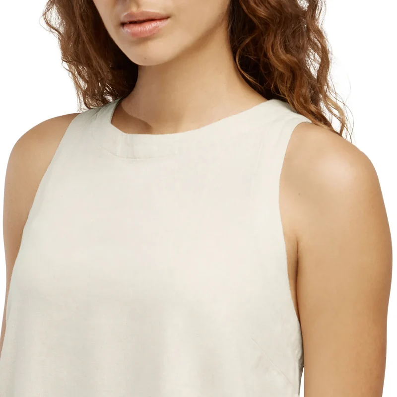 BANANA REPUBLIC - Robe en Lin Sans Manches pour Femme