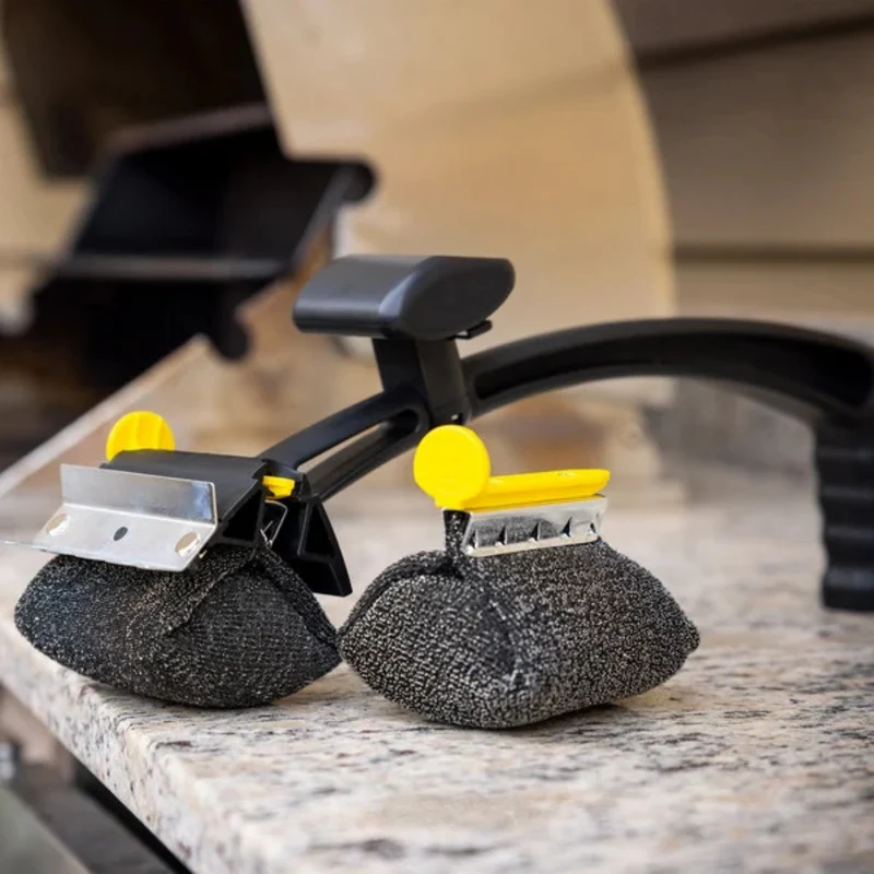 SCRUB DADDY - Ensemble Économique pour un Nettoyage à la Vapeur du Grill BBQ Daddy