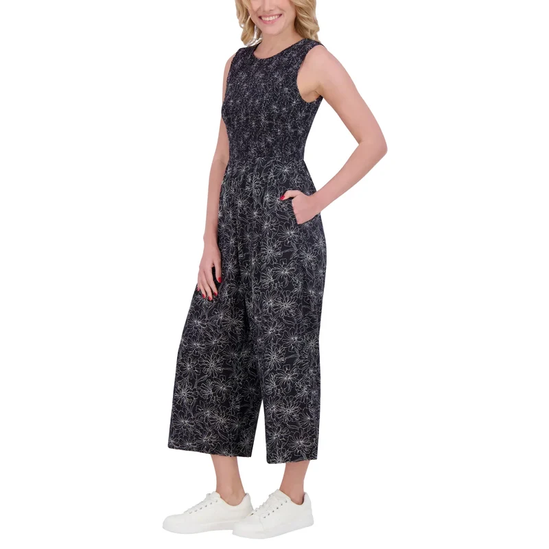 ANDREW MARC - Combinaison à Jambe Large pour Femme
