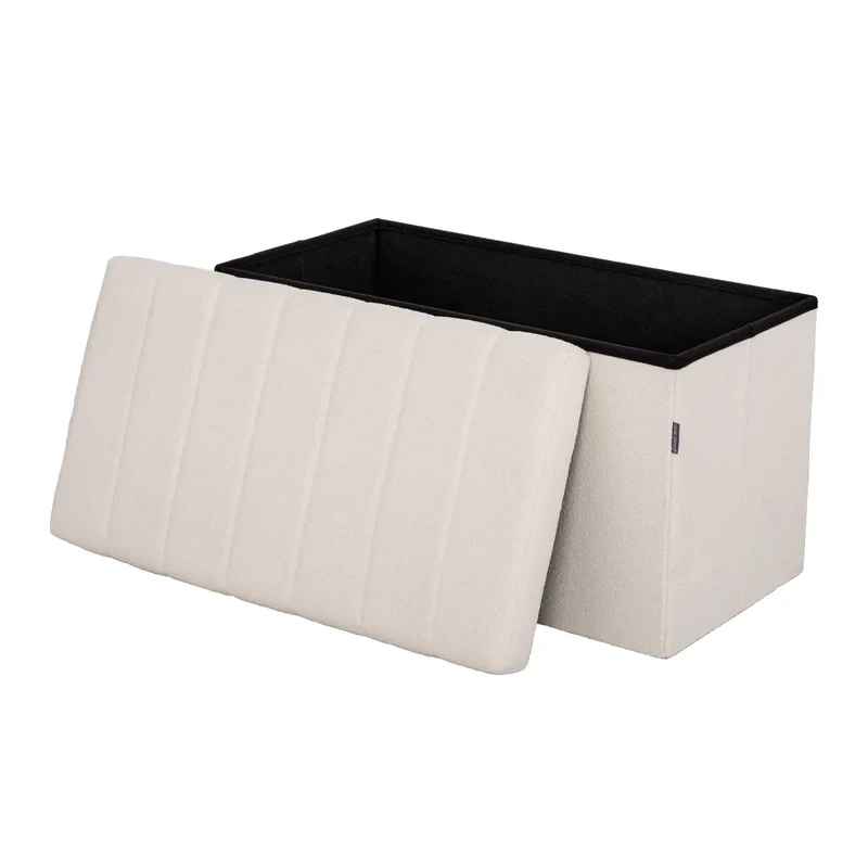 SEVILLE CLASSICS - Coffre-Banc de Rangement Pliable Boucle