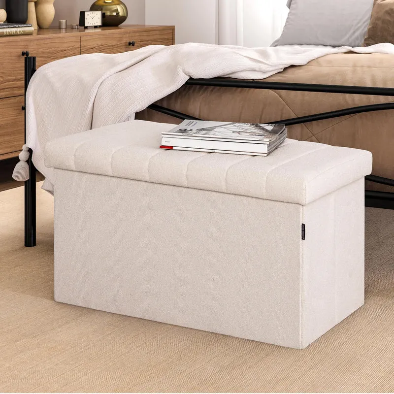 SEVILLE CLASSICS - Coffre-Banc de Rangement Pliable Boucle