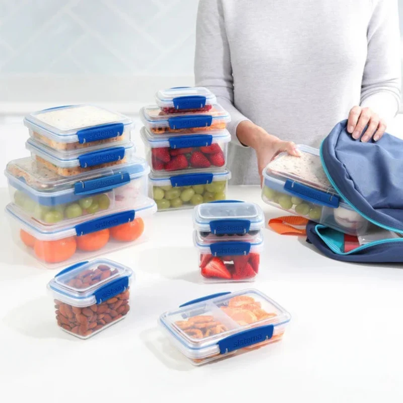SISTEMA - Ensemble de Contenants Alimentaires, 32 Pièces