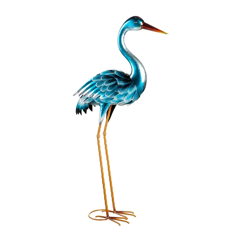 EVERGREEN - Paire de Hérons Bleus Grandeur Nature