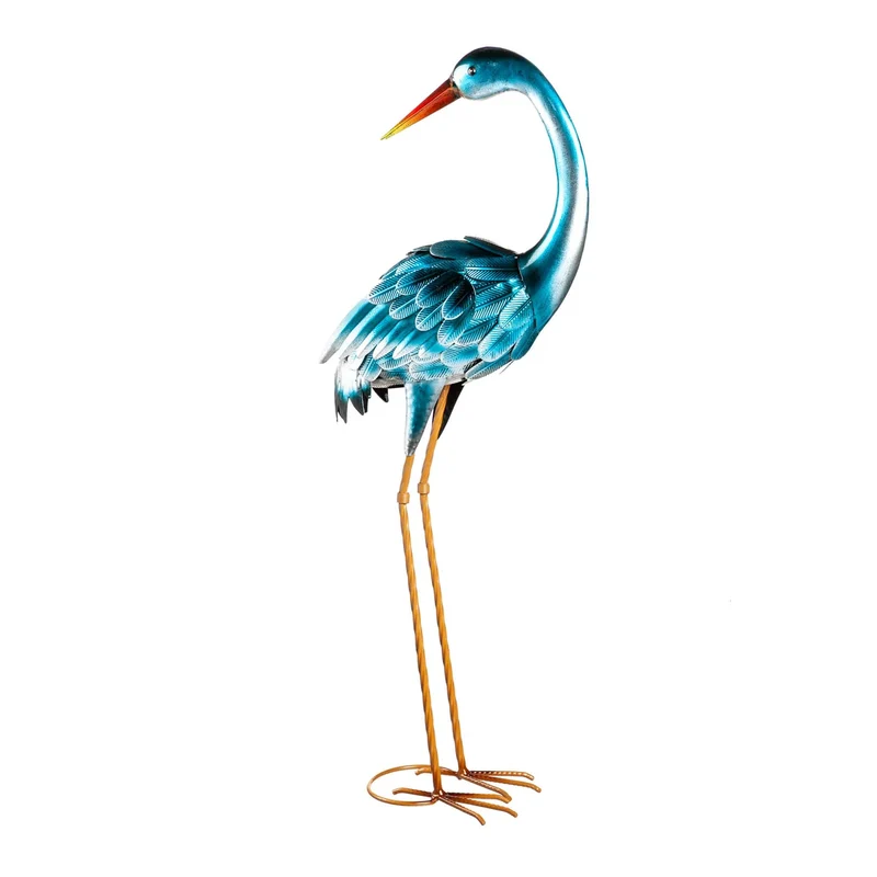 EVERGREEN - Paire de Hérons Bleus Grandeur Nature