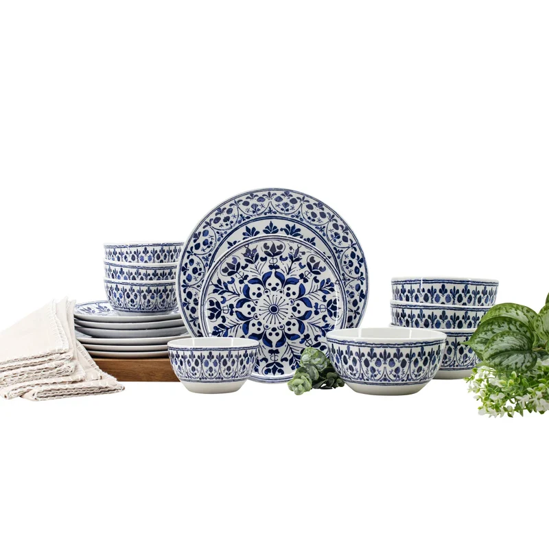 MIKASA - Service de Vaisselle de 16 Pièces Radiance