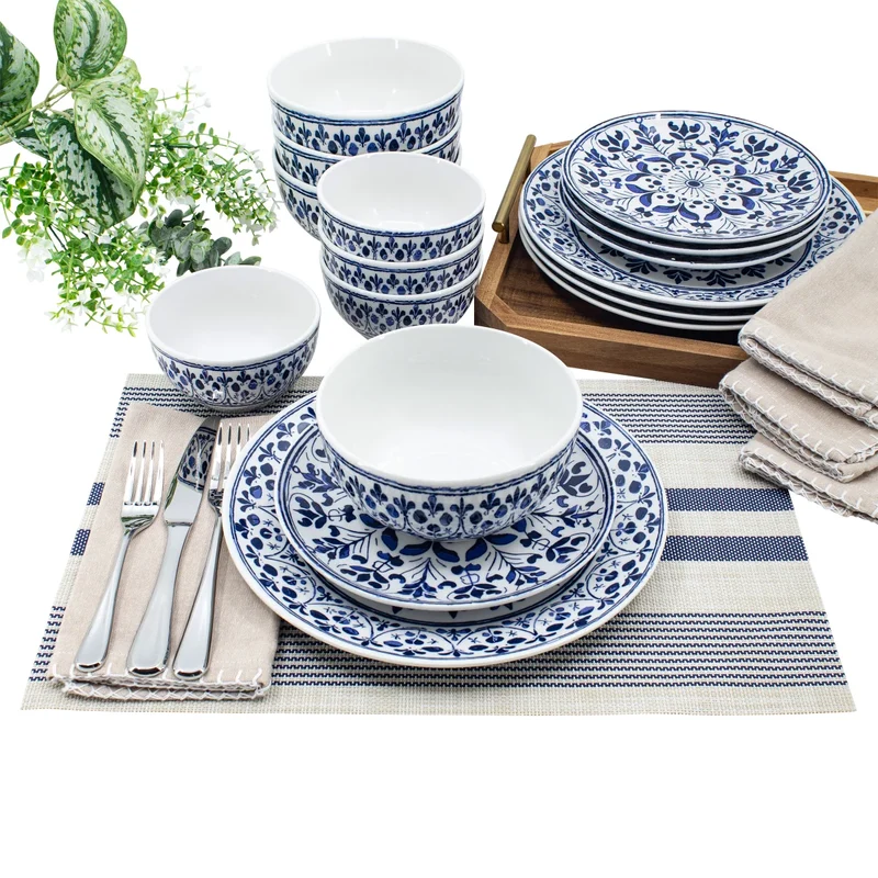 MIKASA - Service de Vaisselle de 16 Pièces Radiance