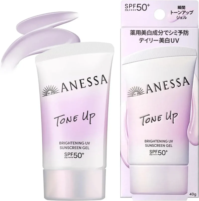 Anessa Brightening UV Gel Sunscreen SPF50 PA+++ Floral Scent 40g