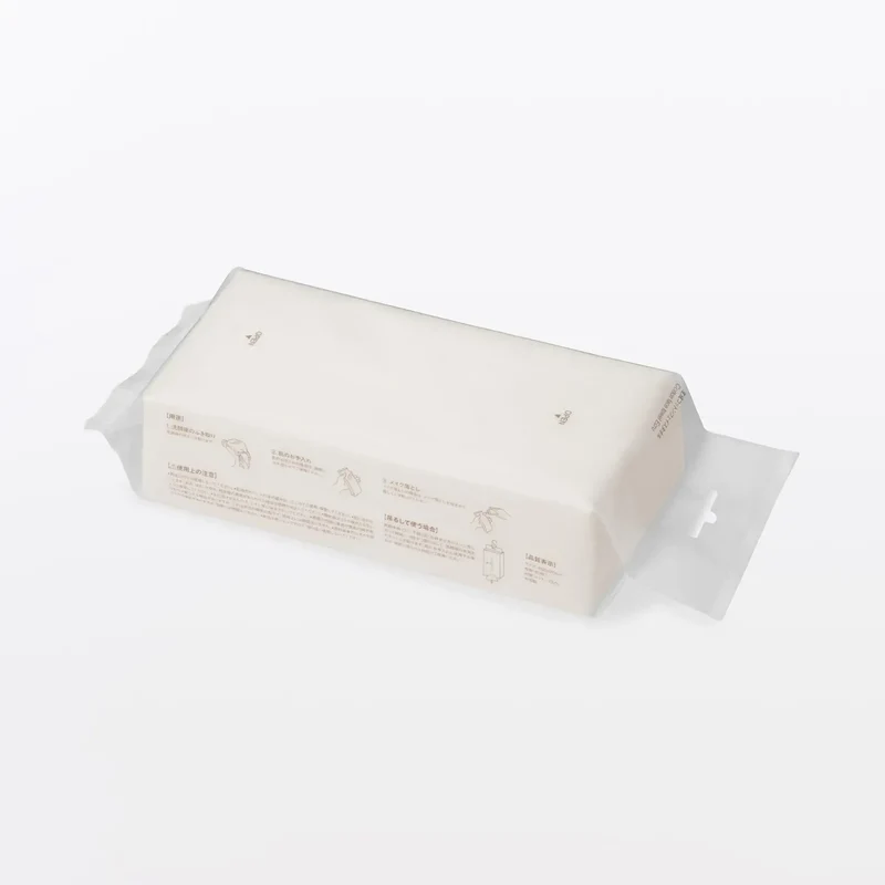 Muji Natural Cotton Facial Towel for Gentle Daily Skincare