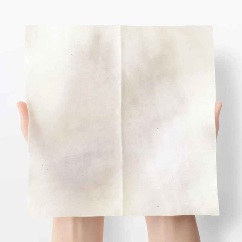Muji Natural Cotton Facial Towel for Gentle Daily Skincare