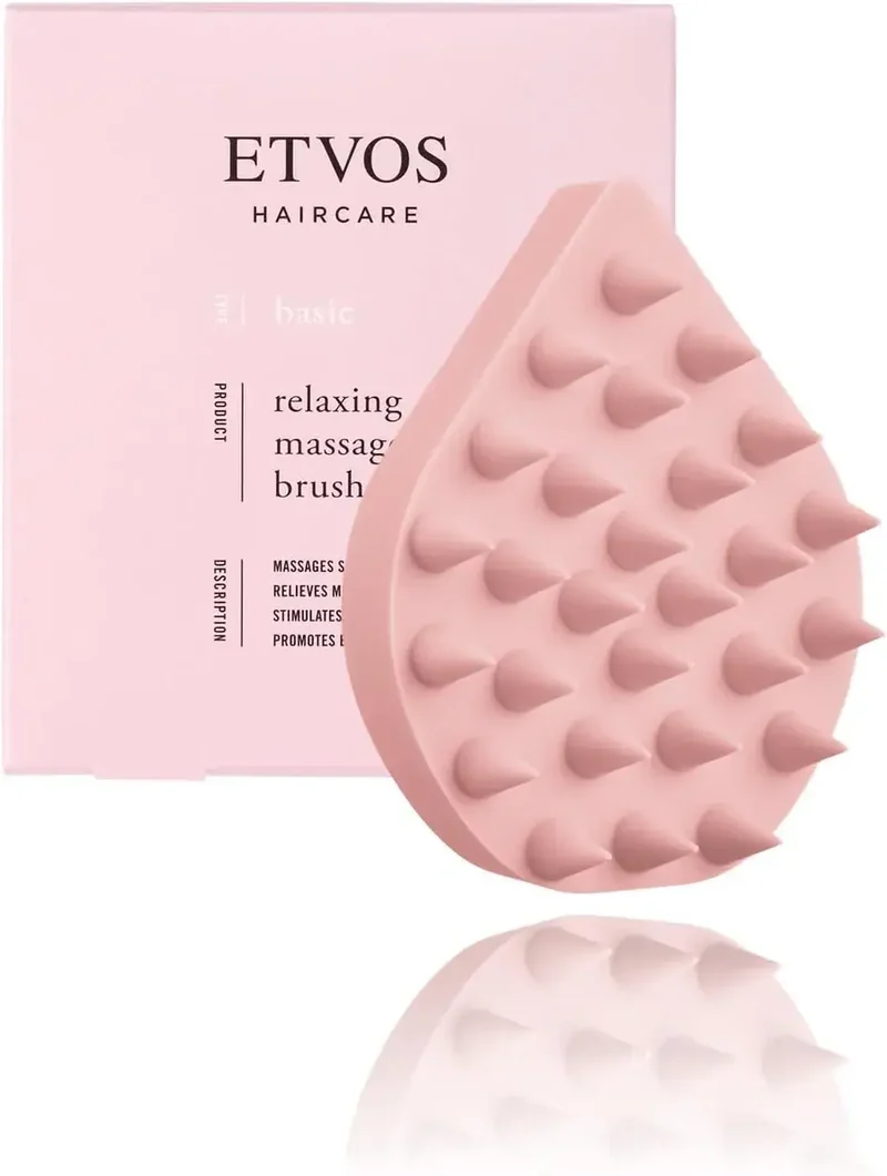 Etvos Relaxing Massage Scalp Shampoo Brush for Deep Cleanse