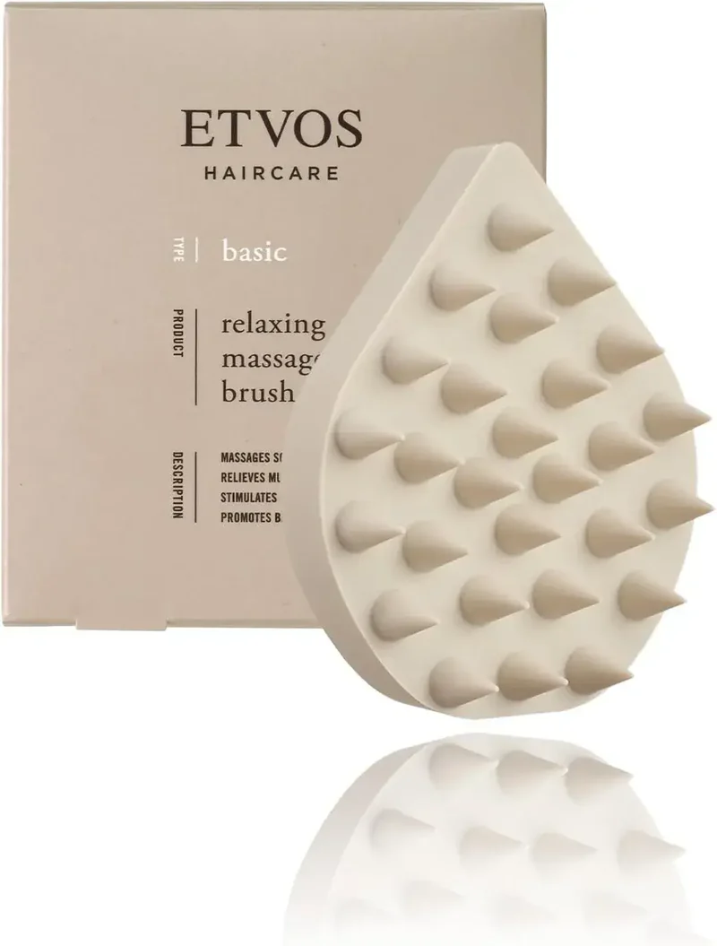 Etvos Relaxing Massage Scalp Shampoo Brush for Deep Cleanse