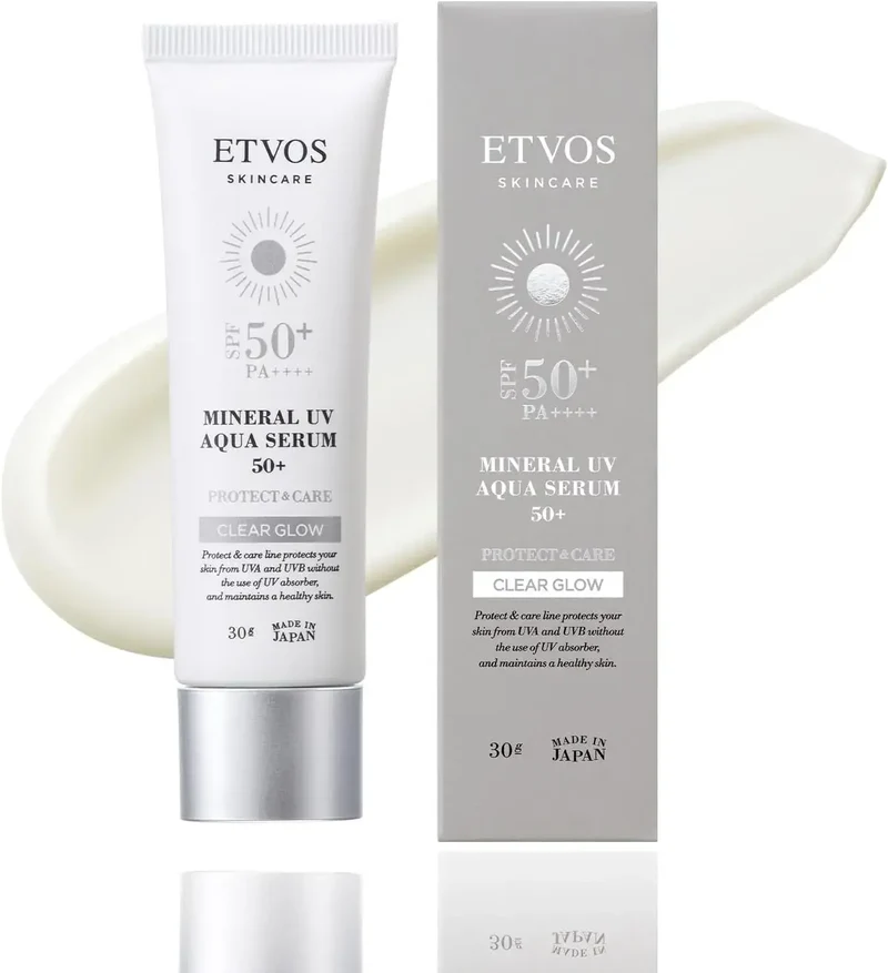 Etvos Mineral UV Aqua Serum SPF50 PA+++ Delicate Complexion Sunscreen 30g