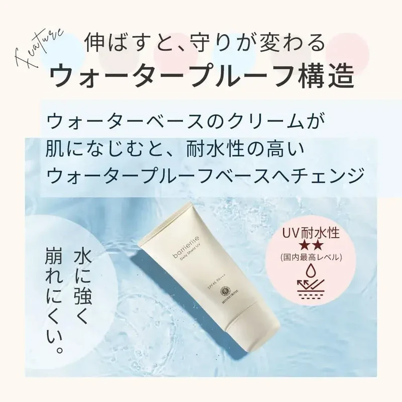House of Rose Barrier Daily Shield UV Sunscreen Serum 80g, All-Day Protection