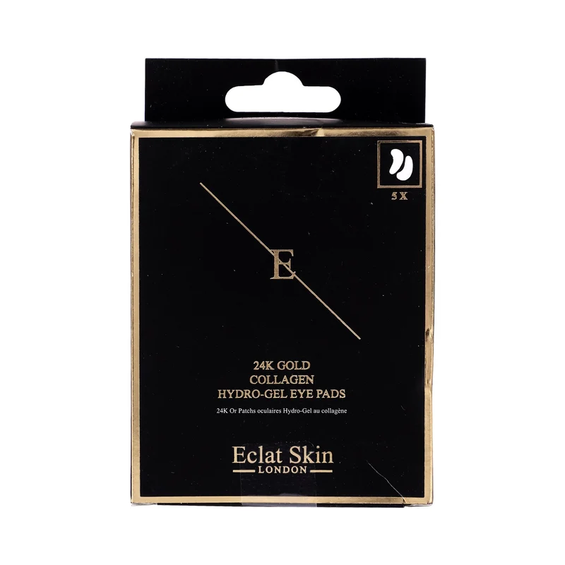 5X2 Patchs pour les yeux hydrogel or et collagènes