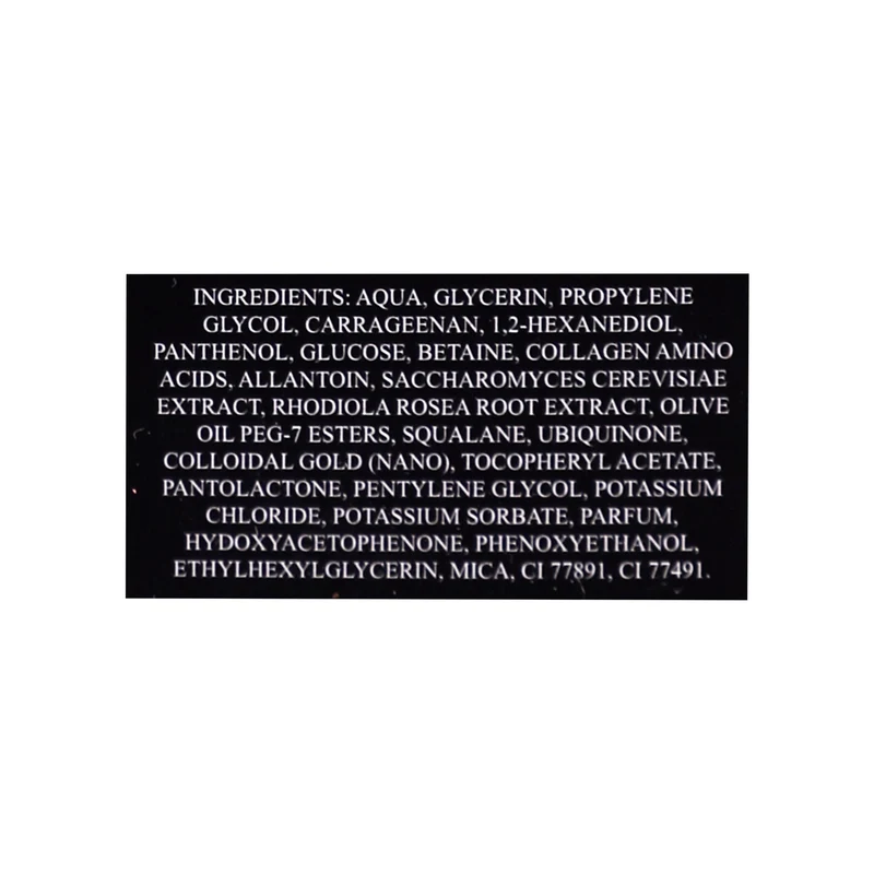 5X2 Patchs pour les yeux hydrogel or et collagènes
