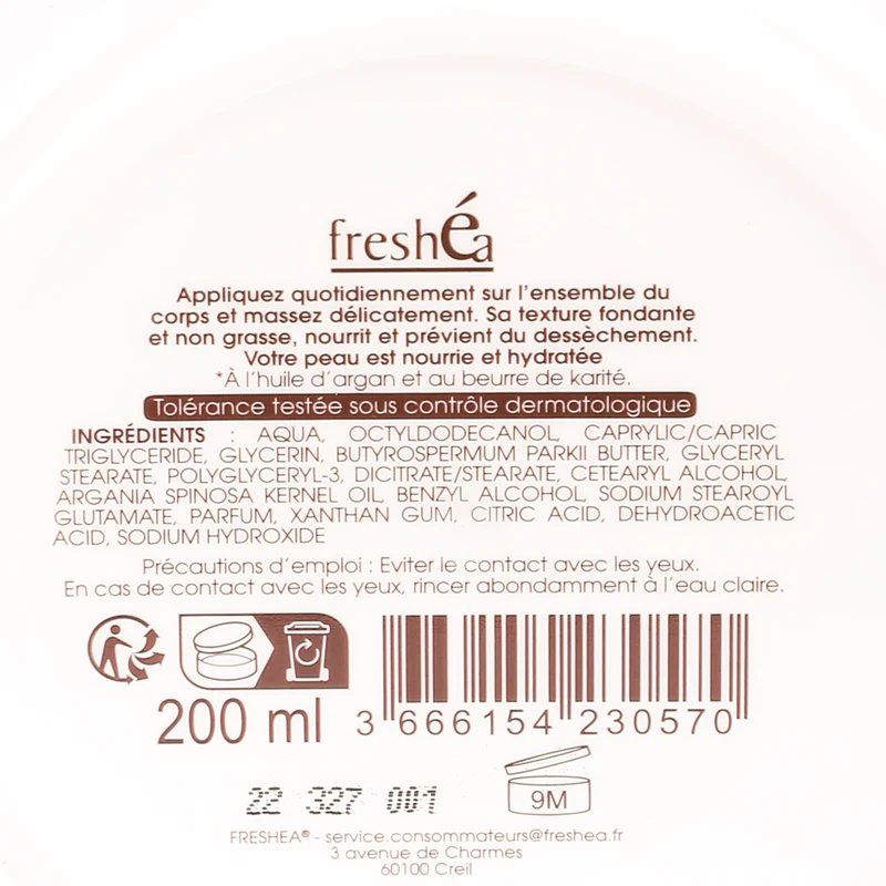 Baume fondant nourrissant argan et karité
