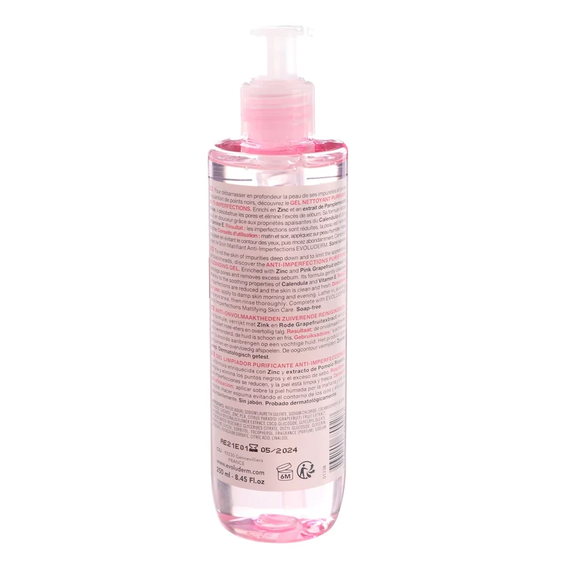 Gel nettoyant purifiant anti-imperfections