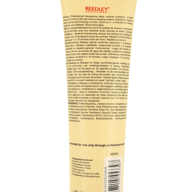 Masque volumisant macadamia