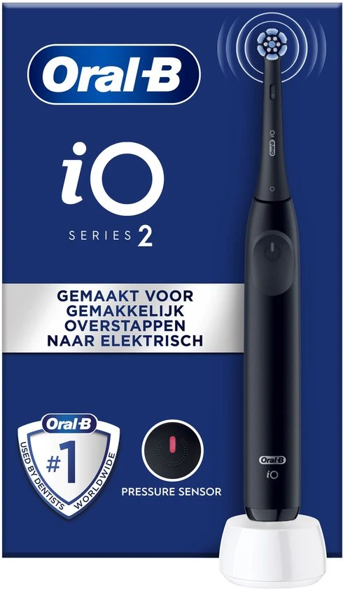 Oral-B iO2 Elektrische Tandenborstel - Night Black - 1 stuk