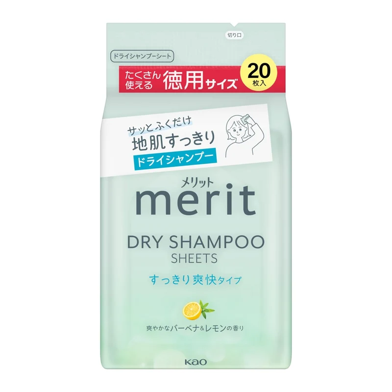 Merit Dry Shampoo Sheets Refreshing Type 20 Sheets