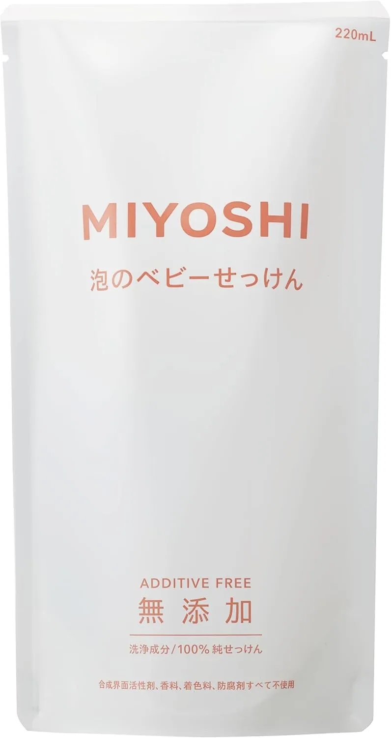 Miyoshi Additive-Free Foaming Baby Soap Replacement