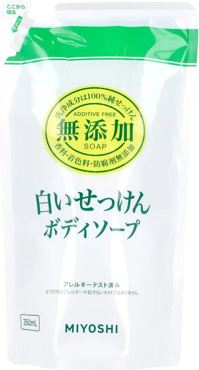 Miyoshi Additive-Free White Body Cleanser Refill - 11.8 fl oz