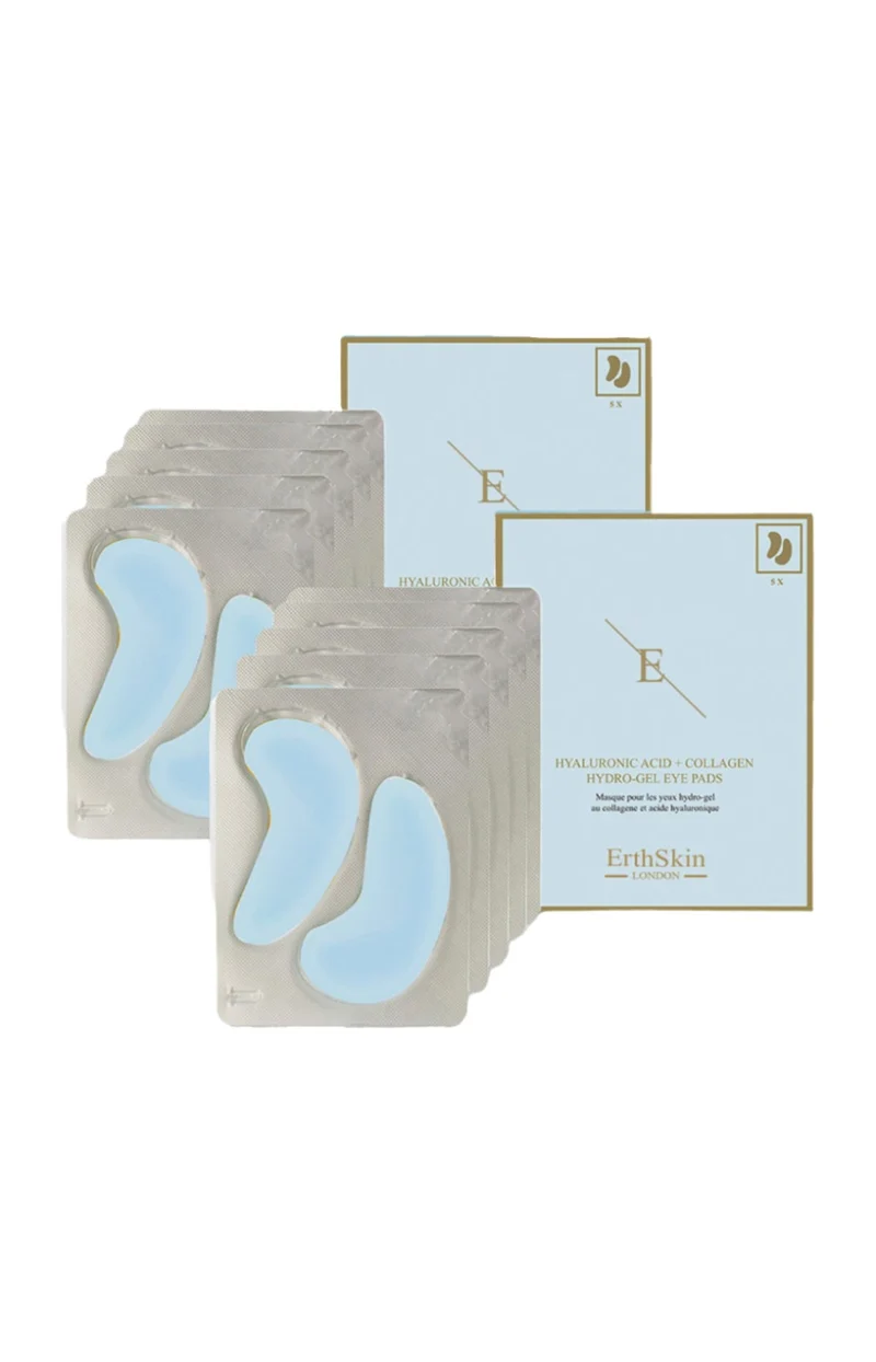 Patchs hydro-gel yeux - Acide hyaluronique - 2 x 5 paires