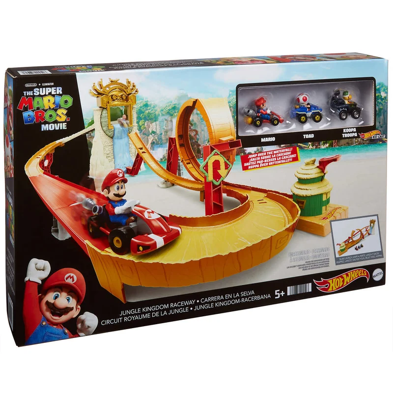 HOT WHEELS - Circuit Royaume de la Jungle Super Mario Bros.