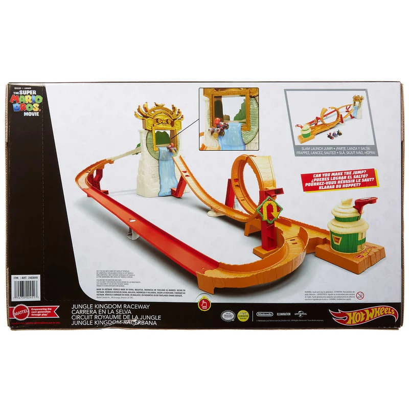 HOT WHEELS - Circuit Royaume de la Jungle Super Mario Bros.