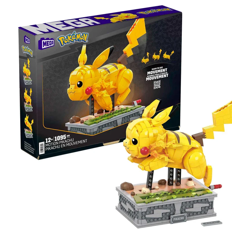 MEGA - Pikachu en Mouvement Pokémon