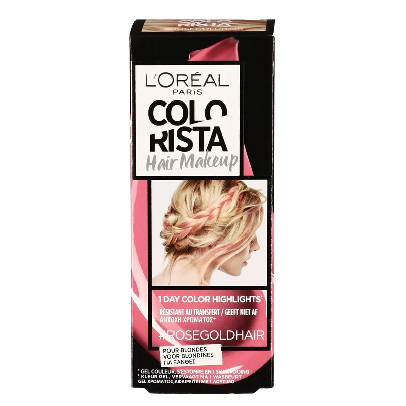 Coloration 1 jour rose gold