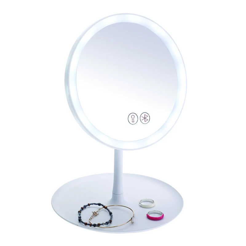 MIROIR ENCEINTE BLUETOOTH LED USB