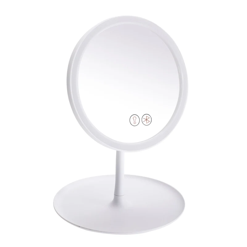 MIROIR ENCEINTE BLUETOOTH LED USB
