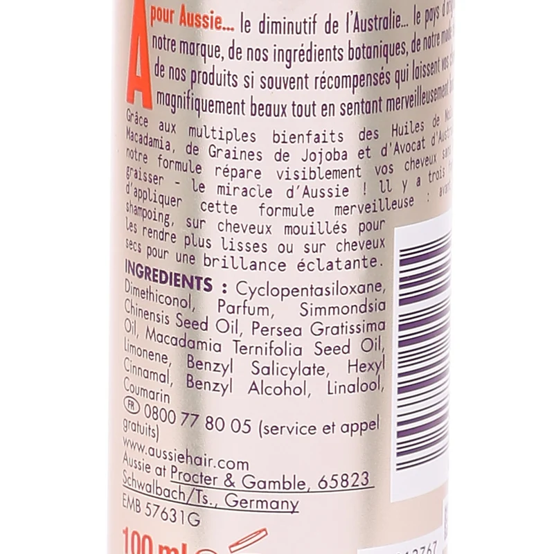 Huile capillaire miracle reconstructor