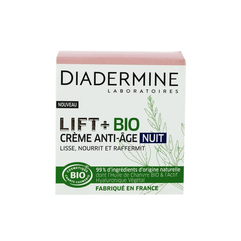 Crème anti-âge nuit lift+ bio