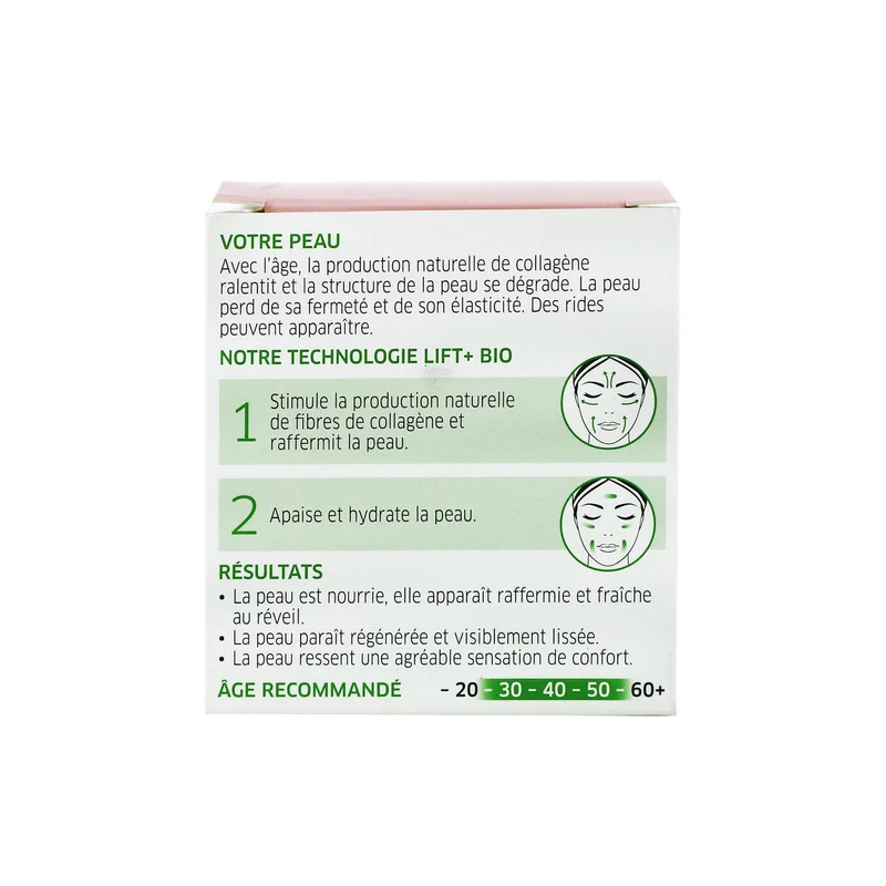 Crème anti-âge nuit lift+ bio