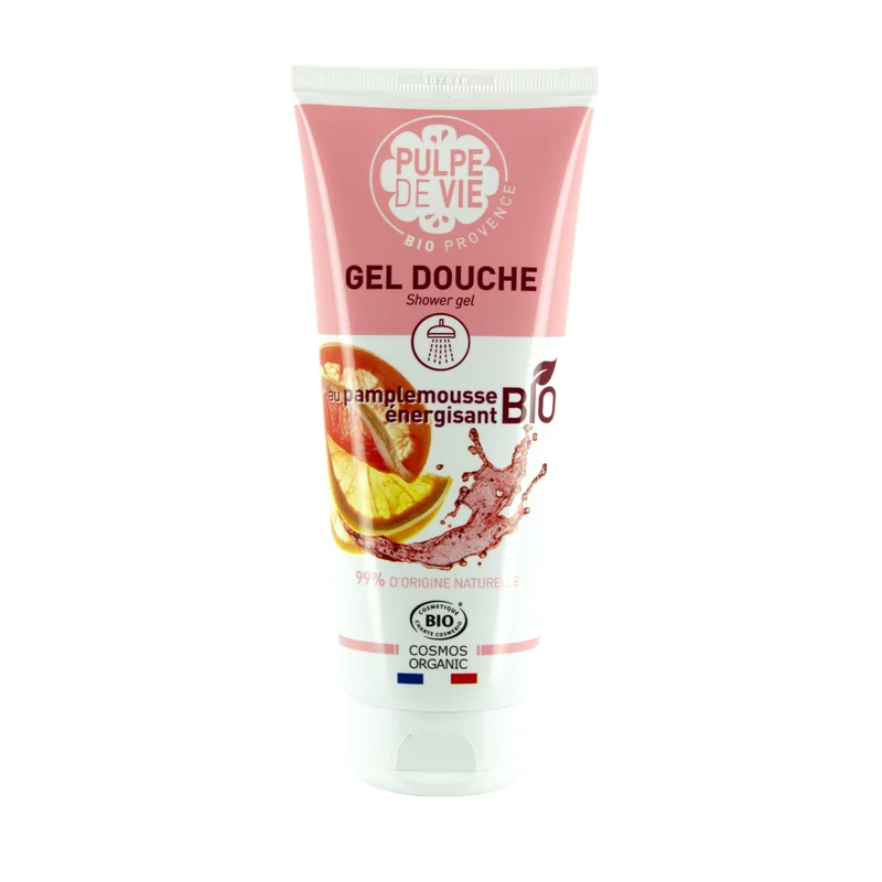 Gel douche énergisant pamplemousse bio