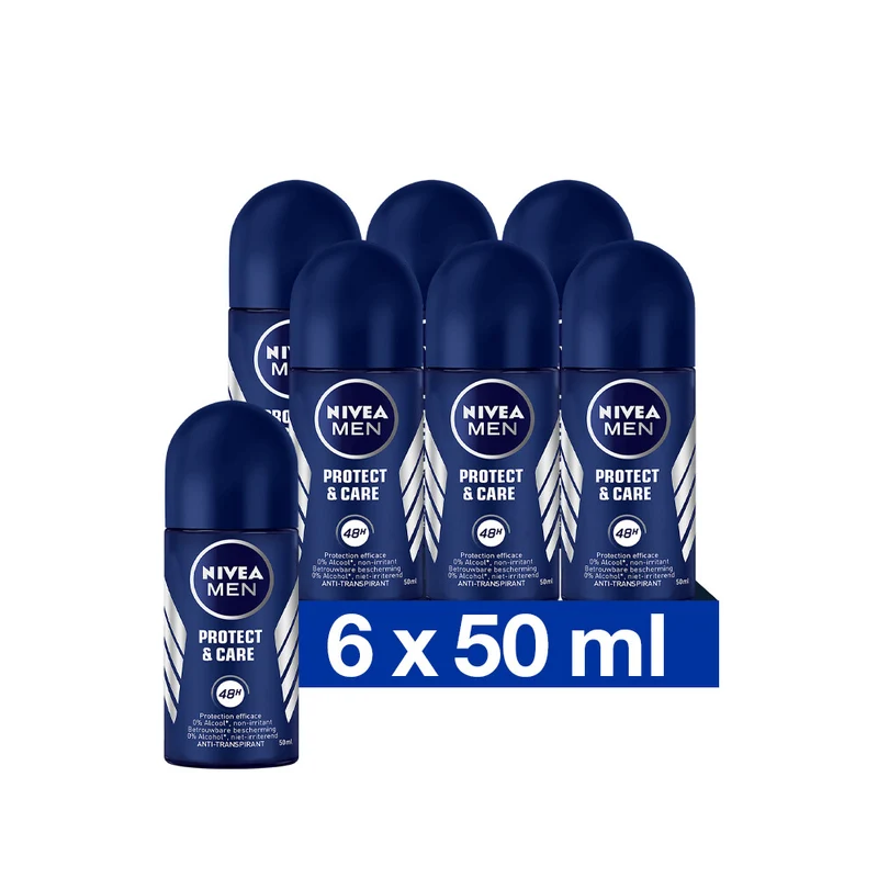 NIVEA MEN Protect & Care 48H- 6 x 50ml