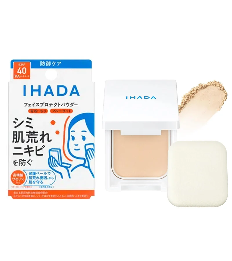 IHADA Face Protect Powder Compact & Puff 9 g