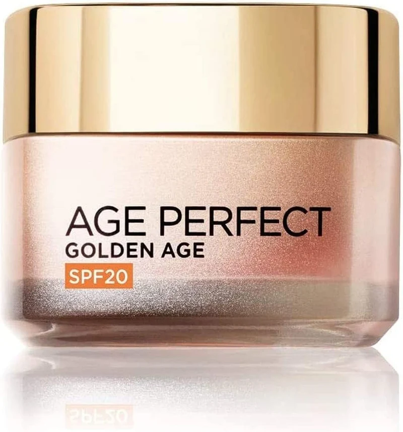 L'Oréal Paris Gezichtscrème Age Perfect Golden Age, anti-aging voor rijpe huid, SPF 20, voedt de huid diep, 50 ml