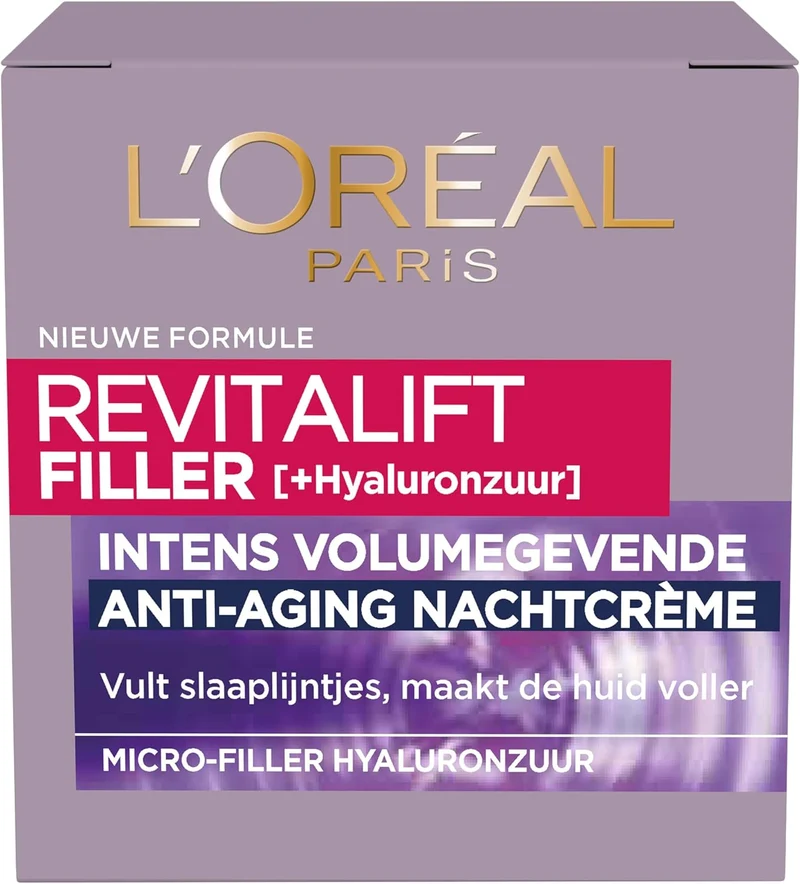 L’Oréal Paris Revitalift Filler Hyaluronzuur Nachtcrème - 50ml