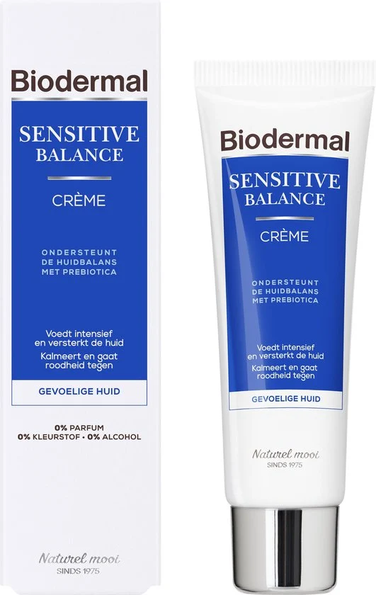 Biodermal Sensitive Balance Crème - Dagcrème voor de gevoelige huid - 50ml