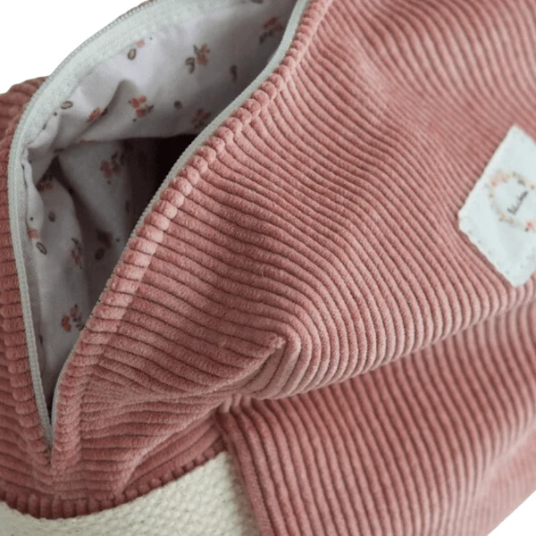 Sac à cosmétique Corduroy Rose