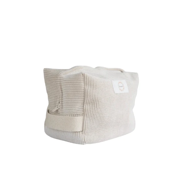 Sac à cosmétique Corduroy Beige