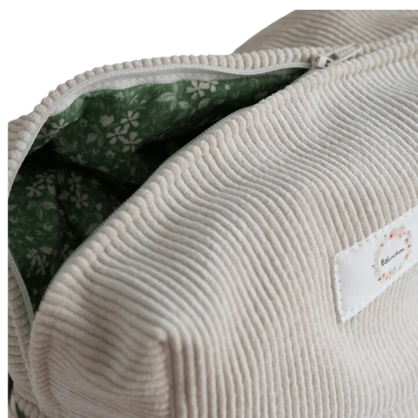 Sac à cosmétique Corduroy Beige