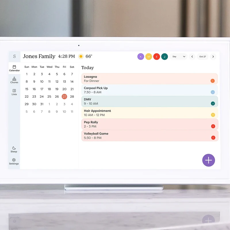 SKYLIGHT - Calendrier Intelligent à Écran Tactile de 15 po *Boite Ouverte*