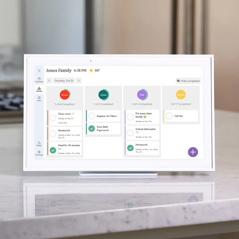 SKYLIGHT - Calendrier Intelligent à Écran Tactile de 15 po *Boite Ouverte*