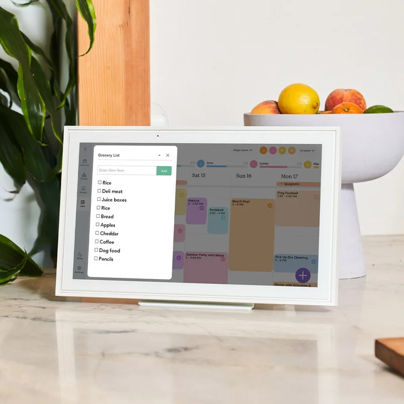 SKYLIGHT - Calendrier Intelligent à Écran Tactile de 15 po *Boite Ouverte*